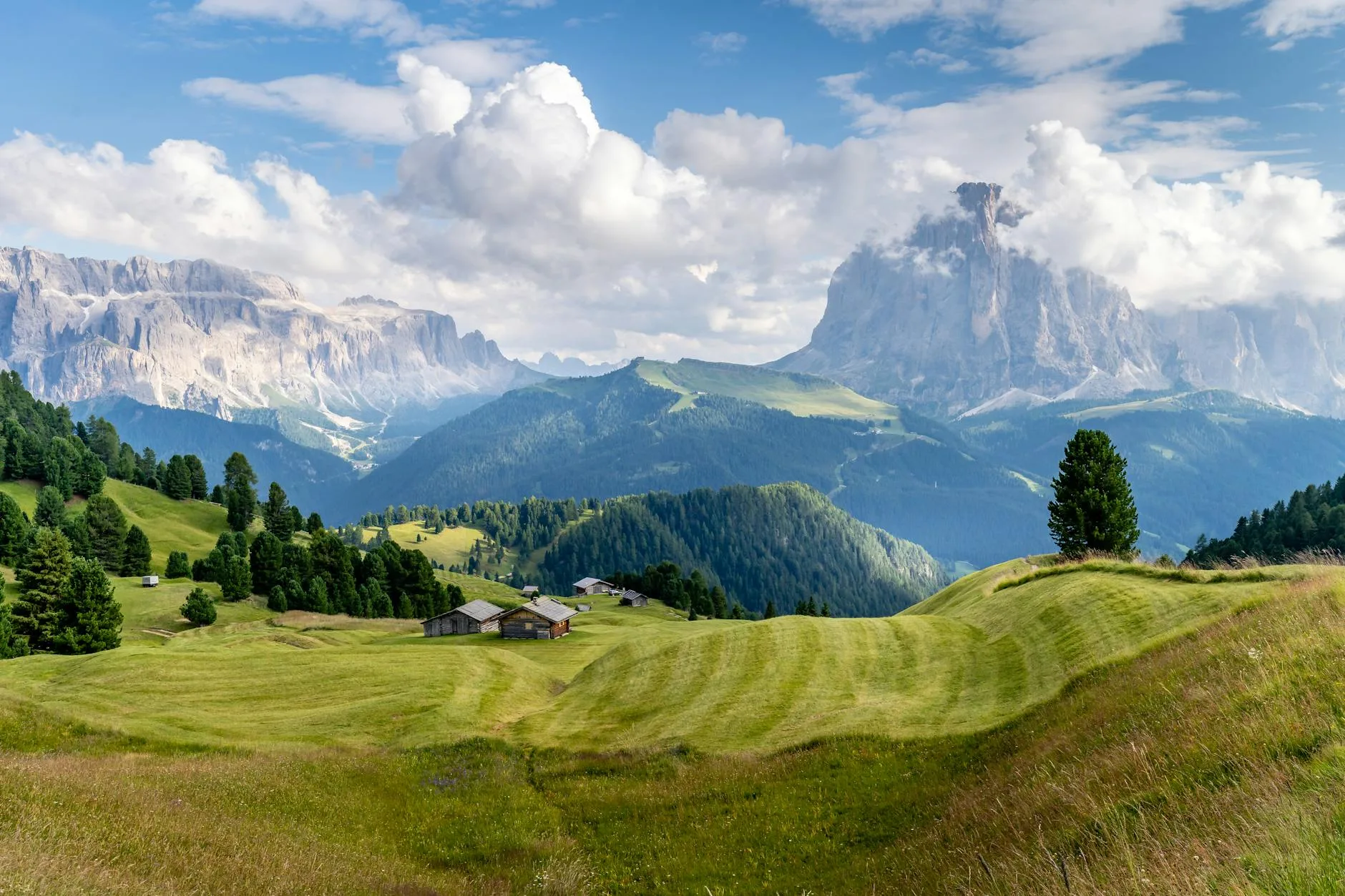 Les refuges de Val Gardena et du groupe du Sella