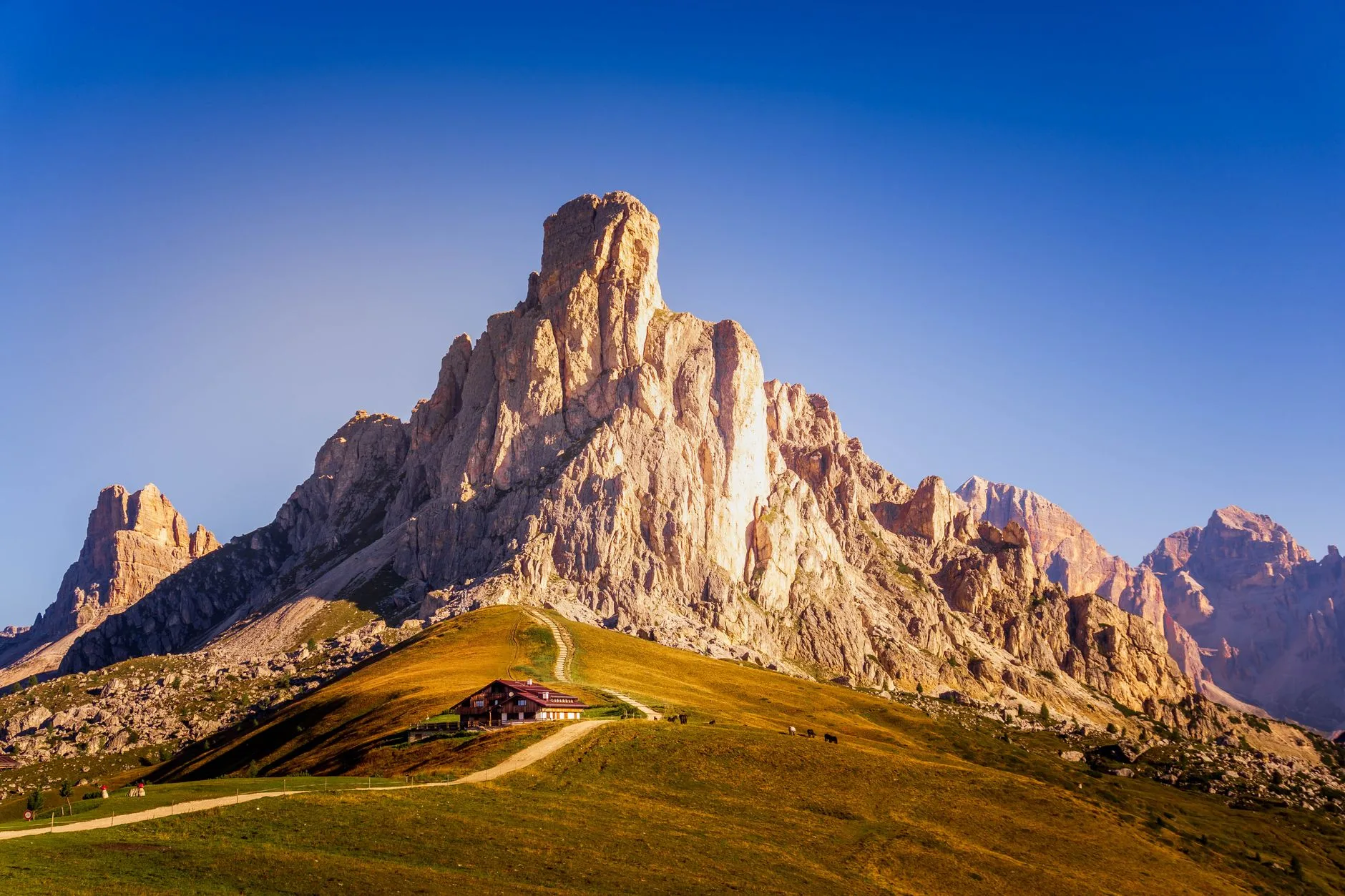 Jour 2 : Val Gardena → Passo Sella → Canazei (35 km, 1h15)